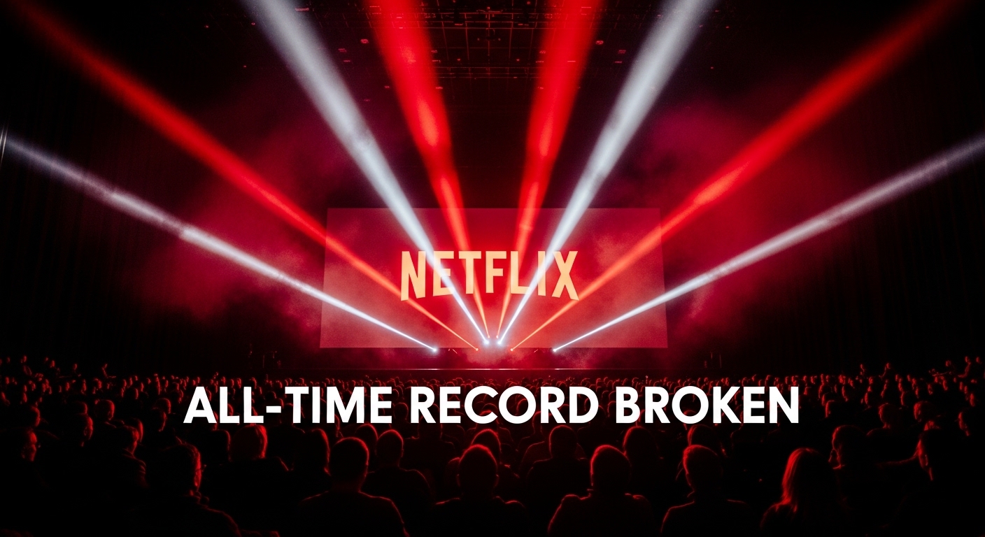 This Netflix Show Just Broke the All-Time Viewership Record - Here's What's Happening